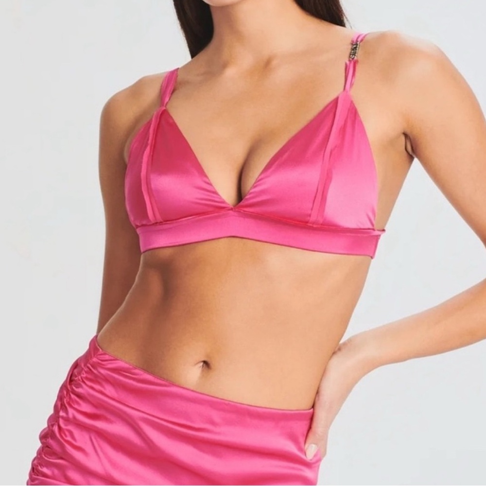 🆕 HOT PINK SILK BRALETTE
BY SER.O.YA